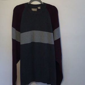 Men's arrow XLT ribbed sweater 100% cotton